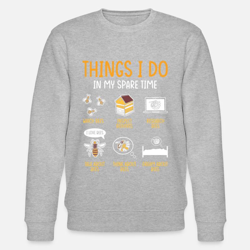 Beekeeper Gift Beekeeping Bees - Stanley/Stella CHANGER Unisex Organic Sweatshirt - undefined