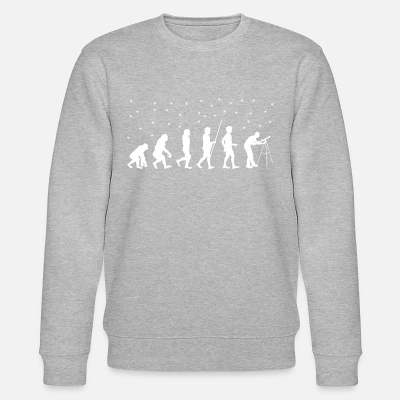 Astronomie Teleskop Evolution Astronomie - Stanley/Stella Unisex Bio-Sweatshirt CHANGER  - undefined