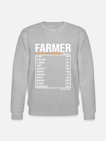 Dagens landmand Sjov landmand - Stanley/Stella økologisk unisex-sweatshirt CHANGER  - 