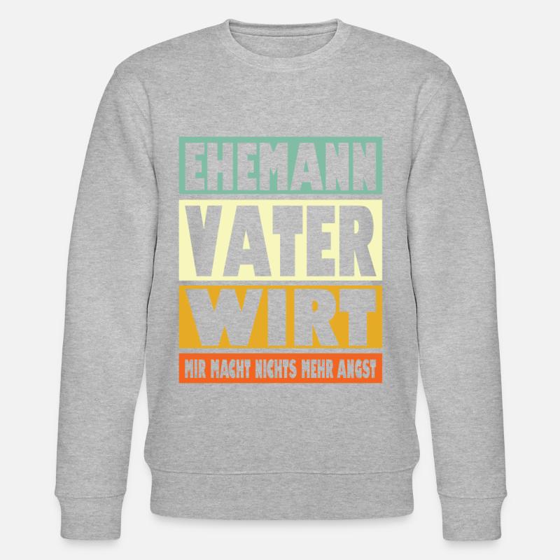 Wirt Vater Ehemann Held - Stanley/Stella Unisex Bio-Sweatshirt CHANGER - undefined