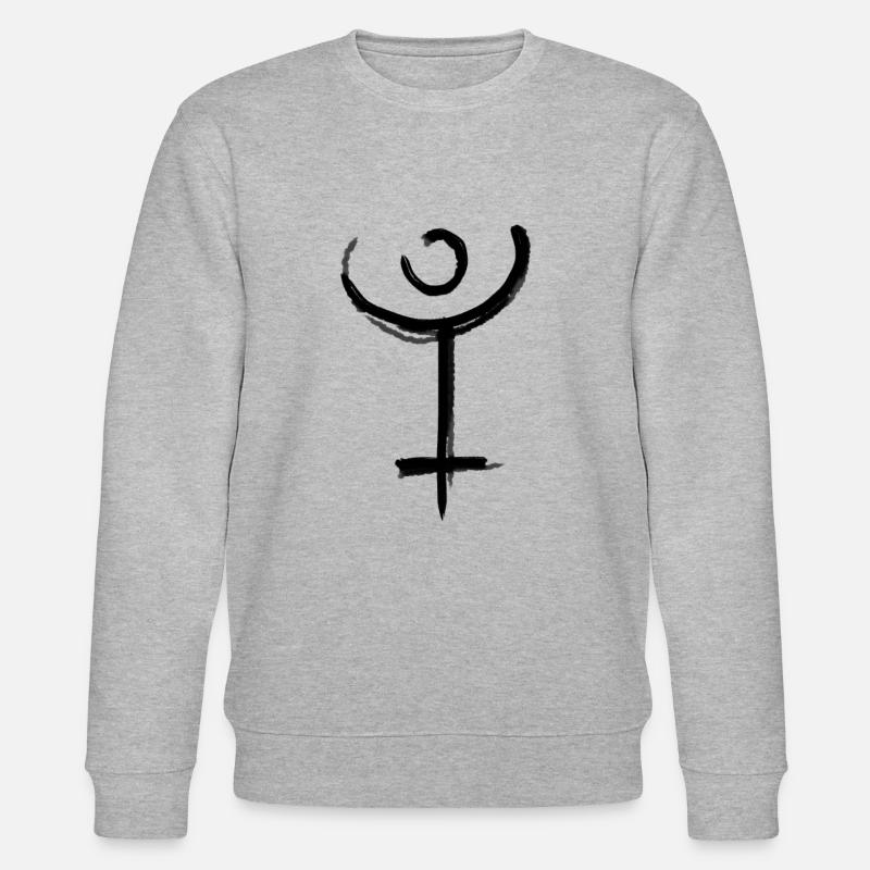 Pluto Astrologie Symbol - Stanley/Stella Unisex Bio-Sweatshirt CHANGER  - undefined