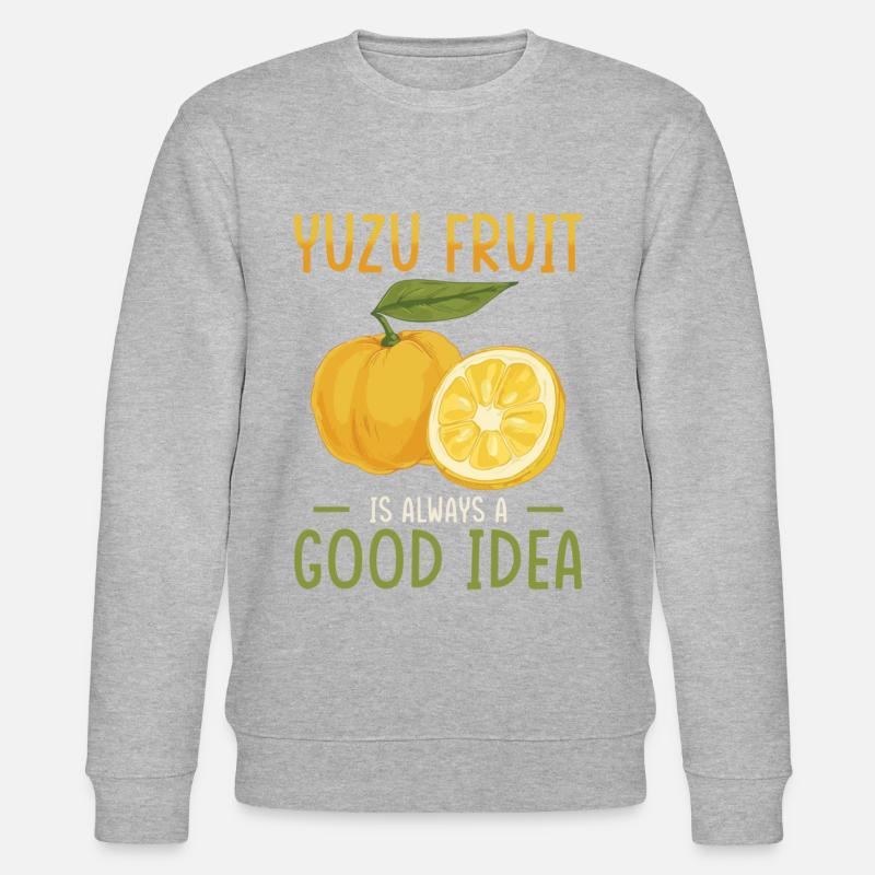 Yuzu Frucht Spruch - Stanley/Stella Unisex Bio-Sweatshirt CHANGER - undefined