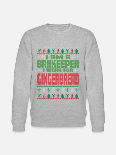 Bartender Christmas Quote - Stanley/Stella CHANGER Unisex Organic Sweatshirt - 