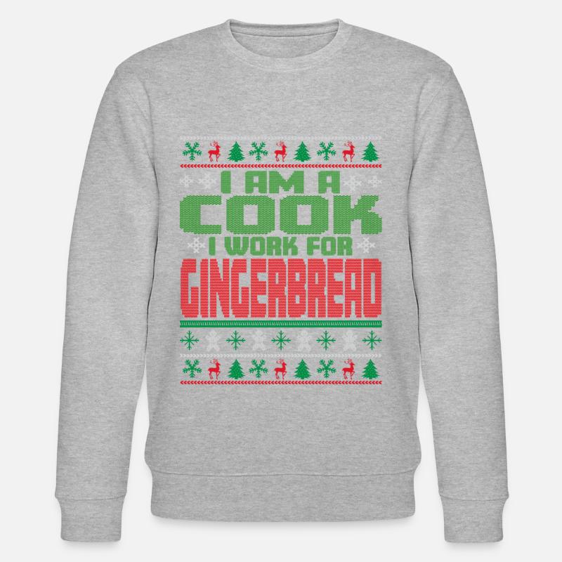 Koch Weihnachten Spruch - Stanley/Stella Unisex Bio-Sweatshirt CHANGER - undefined