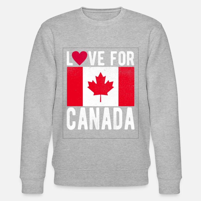 Canada Flag - Stanley/Stella CHANGER Unisex Organic Sweatshirt - undefined
