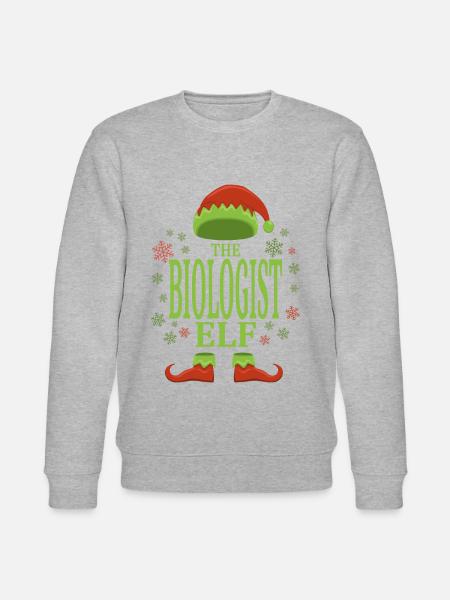 Biologist Christmas Elf - Stanley/Stella CHANGER Unisex Organic Sweatshirt - 