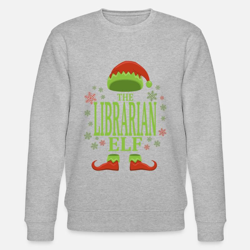 Bibliothécaire lutin de Noël - Sweat bio CHANGER Stanley/Stella Unisexe - undefined