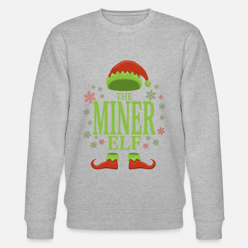 Bergarbeiter Weihnachtself - Stanley/Stella Unisex Bio-Sweatshirt CHANGER  - undefined