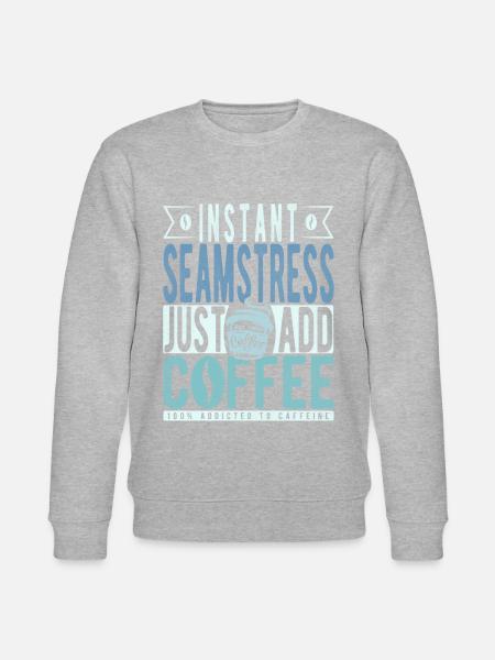 Seamstress coffee saying - Stanley/Stella CHANGER Unisex Organic Sweatshirt - 