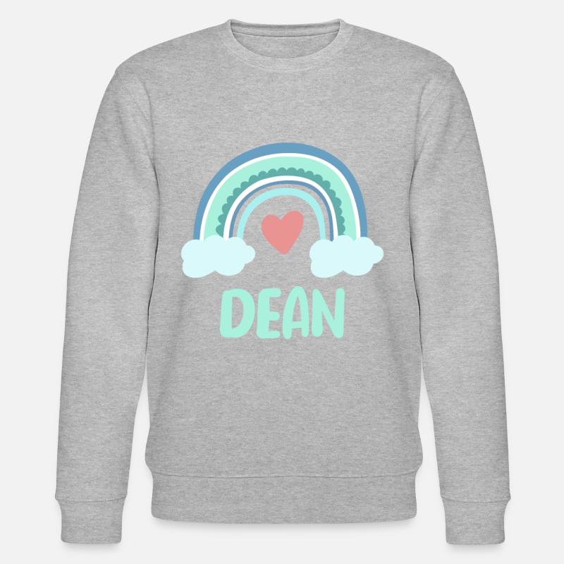 Dean Name Regenbogen Baby - Stanley/Stella Unisex Bio-Sweatshirt CHANGER  - undefined