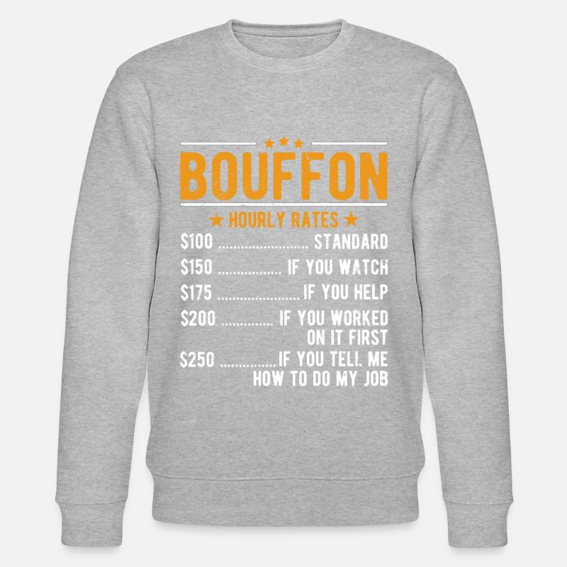 Salaire horaire Bouffon - Sweat bio CHANGER Stanley/Stella Unisexe - undefined