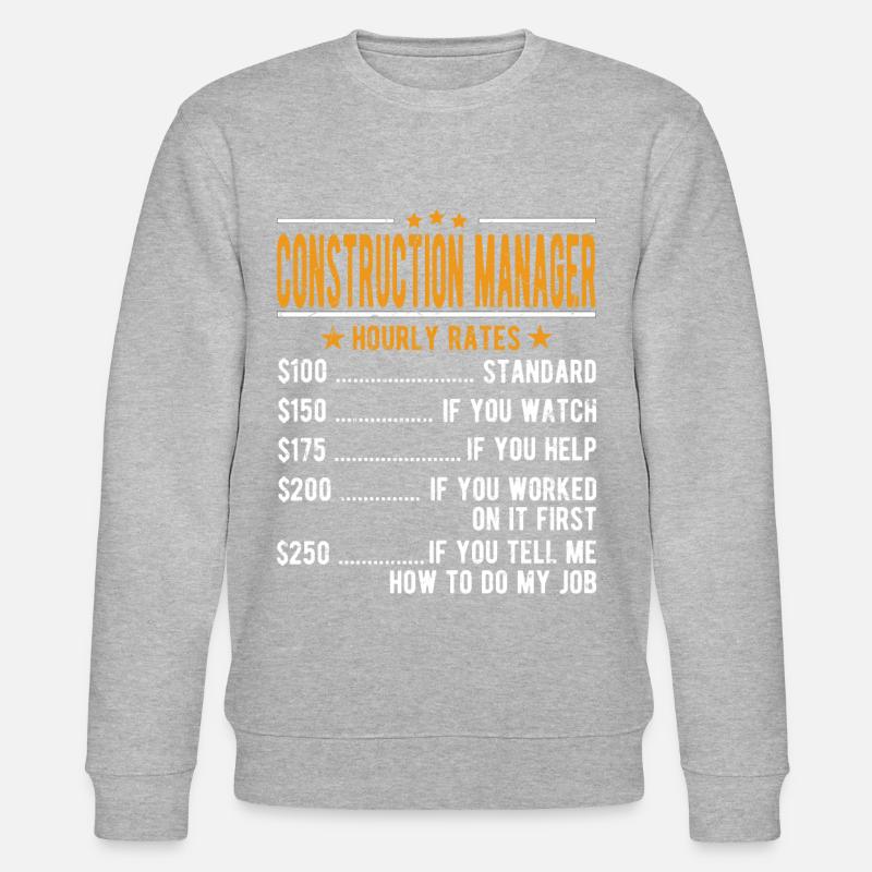 Site manager hourly wage - Stanley/Stella CHANGER Unisex Organic Sweatshirt - undefined
