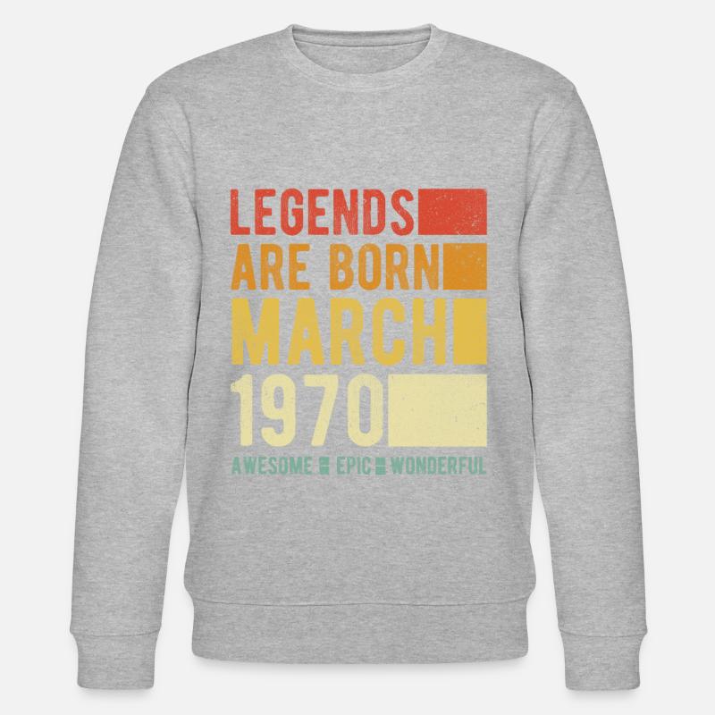 Anniversaire Mars 1970 - Sweat bio CHANGER Stanley/Stella Unisexe - undefined