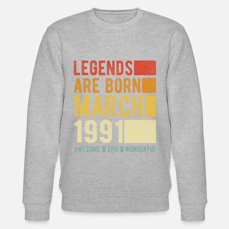 Anniversaire Mars 1991 - Sweat bio CHANGER Stanley/Stella Unisexe - undefined