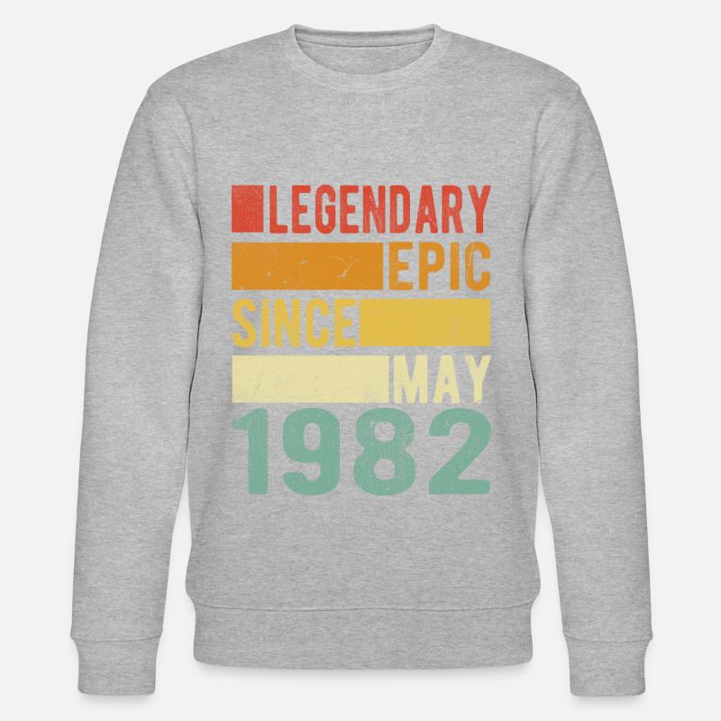 Anniversaire Mai 1982 Épopée légendaire - Sweat bio CHANGER Stanley/Stella Unisexe - undefined