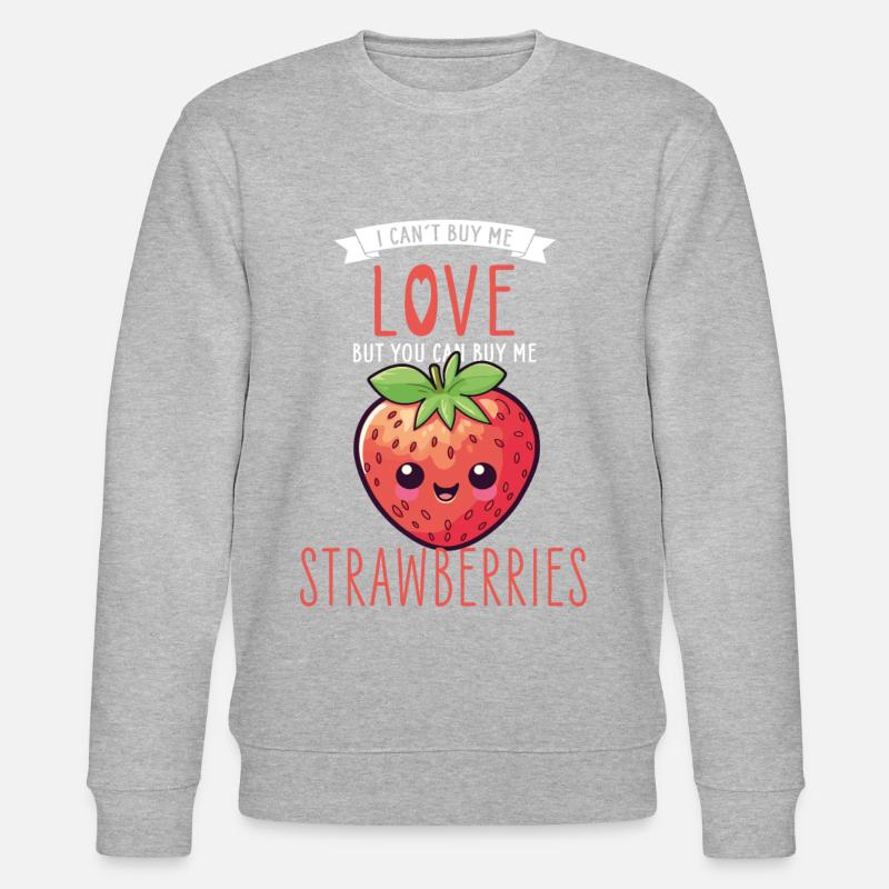 Erdbeere Kawaii - Stanley/Stella Unisex Bio-Sweatshirt CHANGER  - undefined