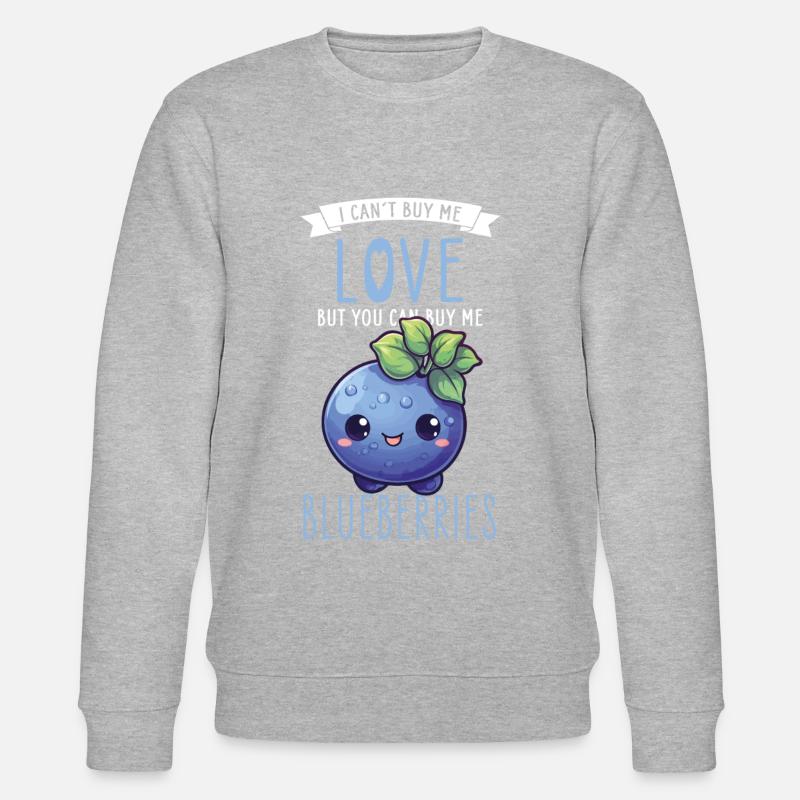 Blaubeere Kawaii - Stanley/Stella Unisex Bio-Sweatshirt CHANGER  - undefined