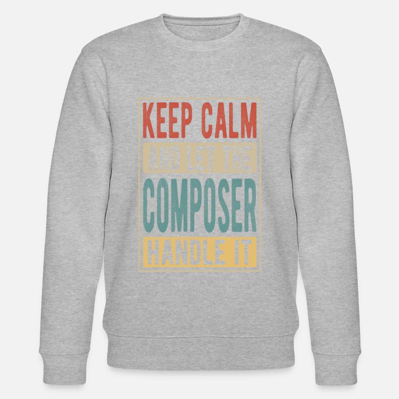 Komponist Retro Geschenk - Stanley/Stella Unisex Bio-Sweatshirt CHANGER - undefined