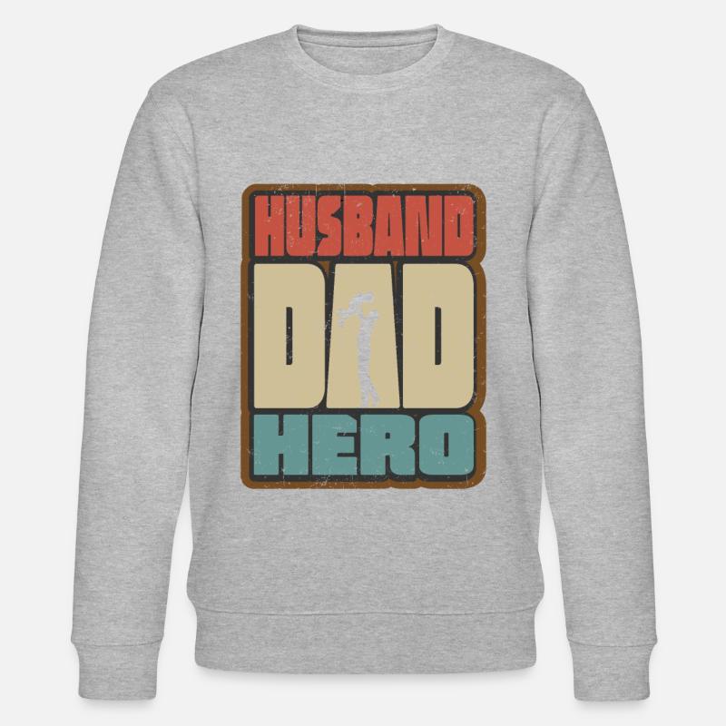 Ehemann Papa Held Retro - Stanley/Stella Unisex Bio-Sweatshirt CHANGER  - undefined