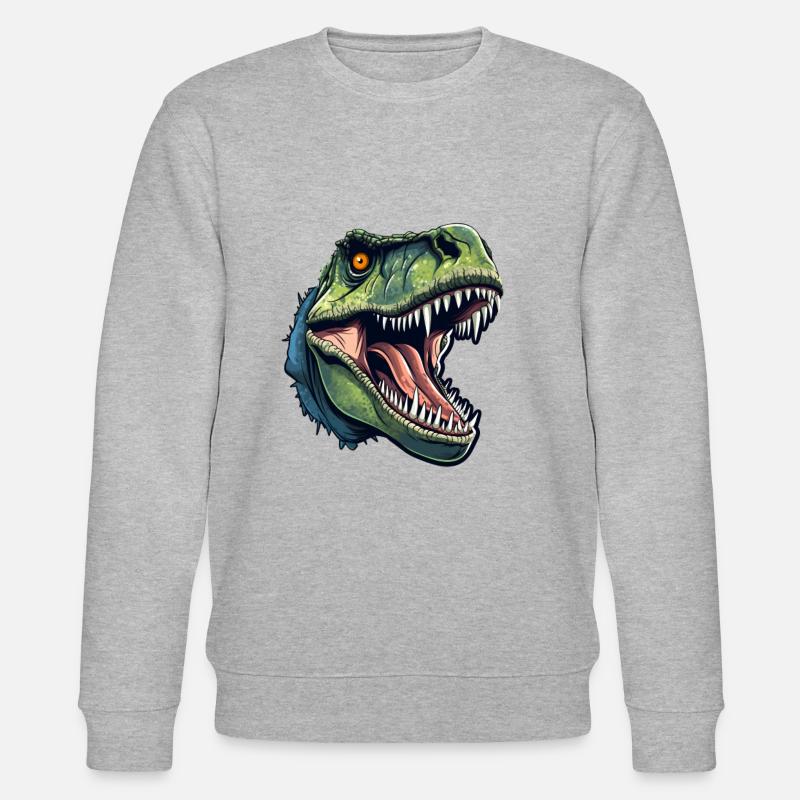 T-Rex Dino Tête - Sweat bio CHANGER Stanley/Stella Unisexe - undefined