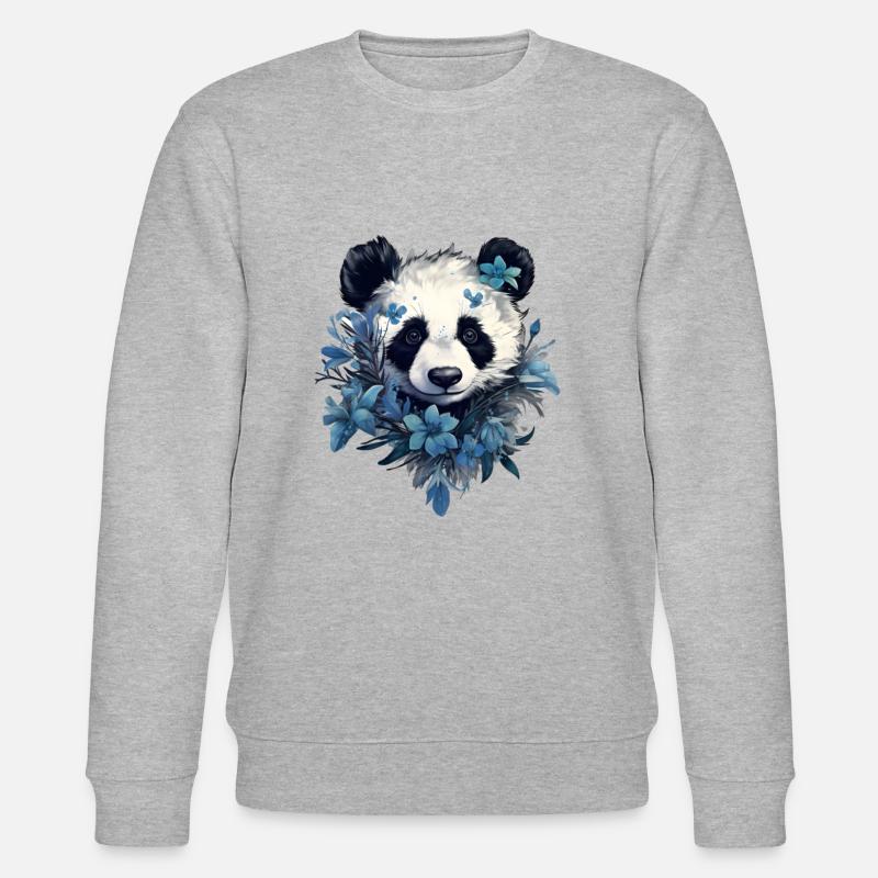 Conception de fleurs de panda - Sweat bio CHANGER Stanley/Stella Unisexe - undefined