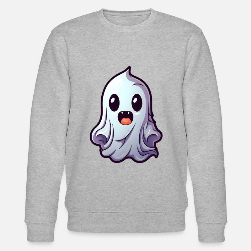 Niedlicher Geist Halloween - Stanley/Stella Unisex Bio-Sweatshirt CHANGER  - undefined