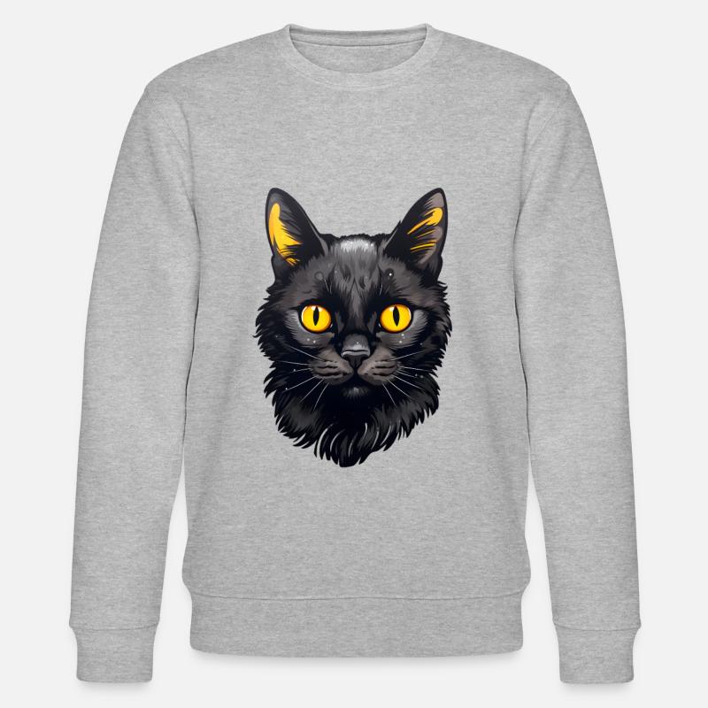 Visage de chat noir - Sweat bio CHANGER Stanley/Stella Unisexe - undefined