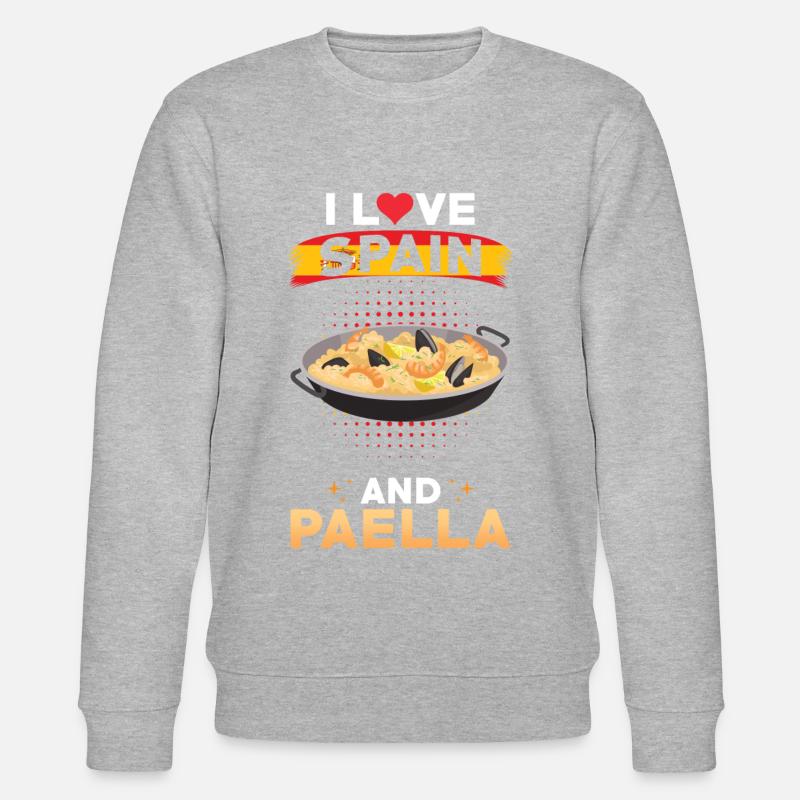 Paella Spanien Spanische Küche - Stanley/Stella Unisex Bio-Sweatshirt CHANGER  - undefined