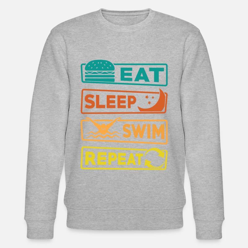 Manger Dormir Nager Répéter - Sweat bio CHANGER Stanley/Stella Unisexe - undefined