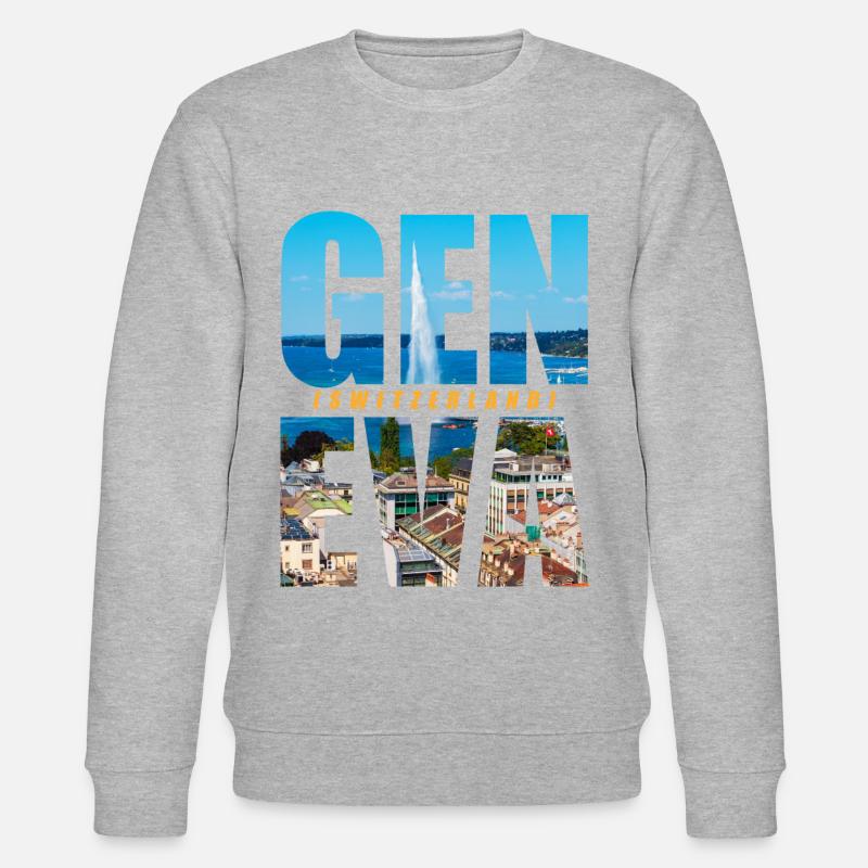 Genf Schweiz Souvenir - Stanley/Stella Unisex Bio-Sweatshirt CHANGER  - undefined