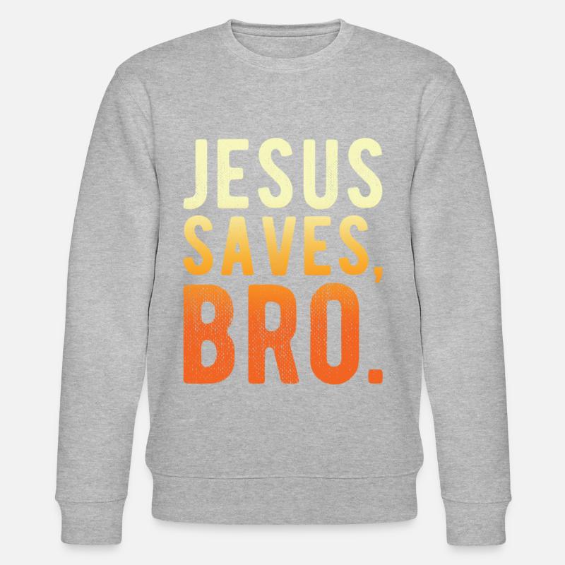 Jesus Rettet Bruder - Stanley/Stella Unisex Bio-Sweatshirt CHANGER  - undefined