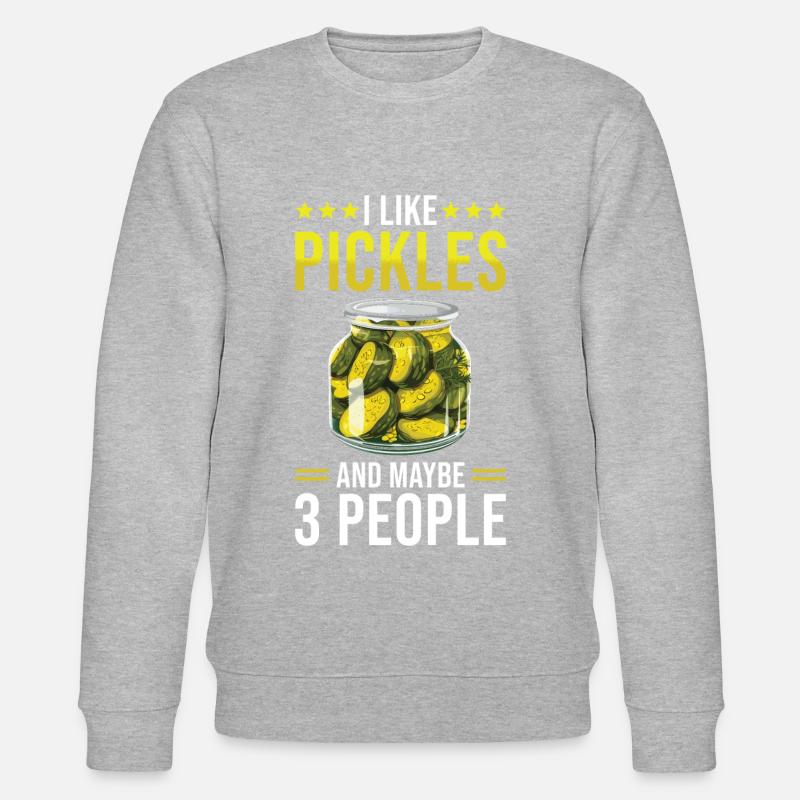 Pickles Lover concombre mariné cadeau - Sweat bio CHANGER Stanley/Stella Unisexe - undefined