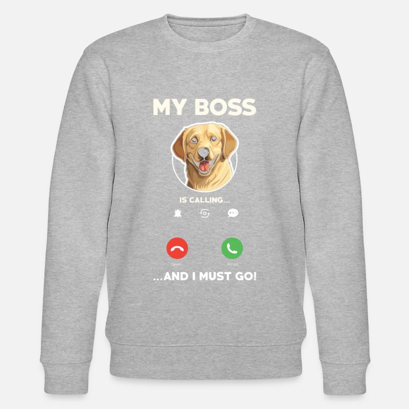 Labrador Retriever ruft - Stanley/Stella Unisex Bio-Sweatshirt CHANGER - undefined