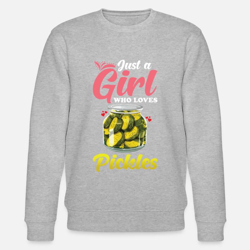 Gurken Liebhaber eingelegte Gurke Geschenk - Stanley/Stella Unisex Bio-Sweatshirt CHANGER - undefined