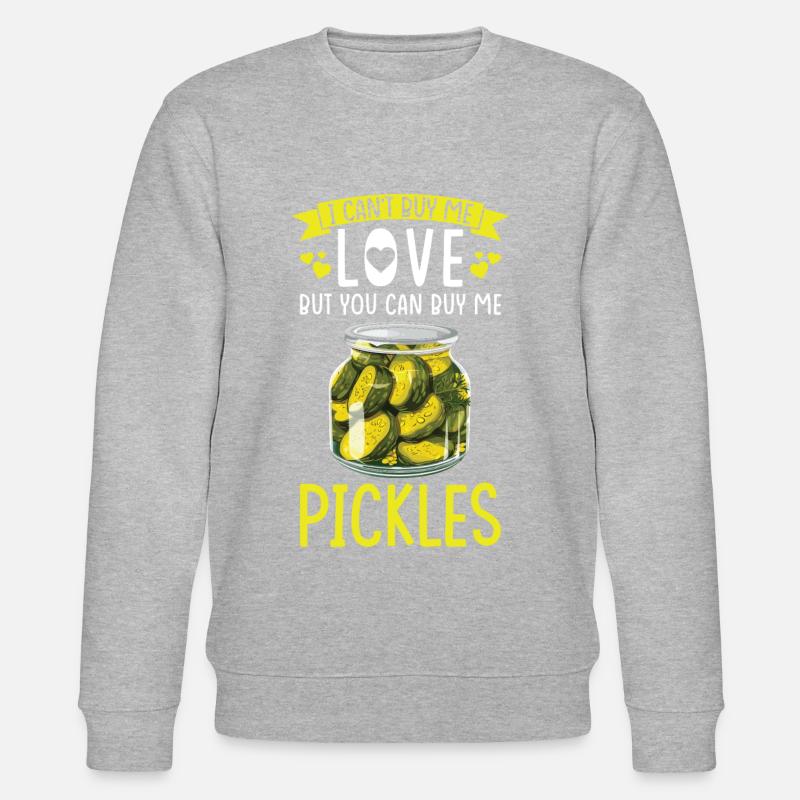 Pickles Lover concombre mariné cadeau - Sweat bio CHANGER Stanley/Stella Unisexe - undefined