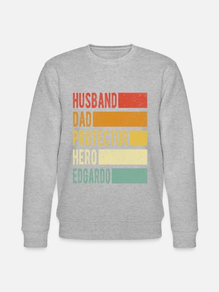 Edgardo Name Papa Geschenk - Stanley/Stella Unisex Bio-Sweatshirt CHANGER  - 