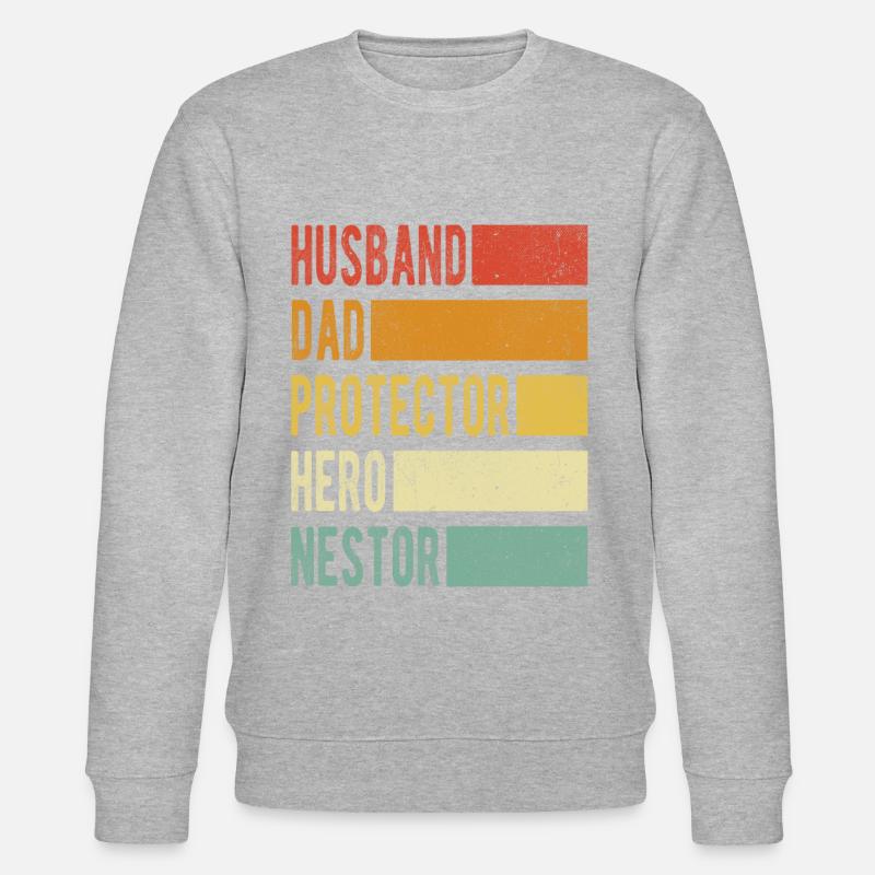 Nestor nom papa cadeau - Sweat bio CHANGER Stanley/Stella Unisexe - undefined
