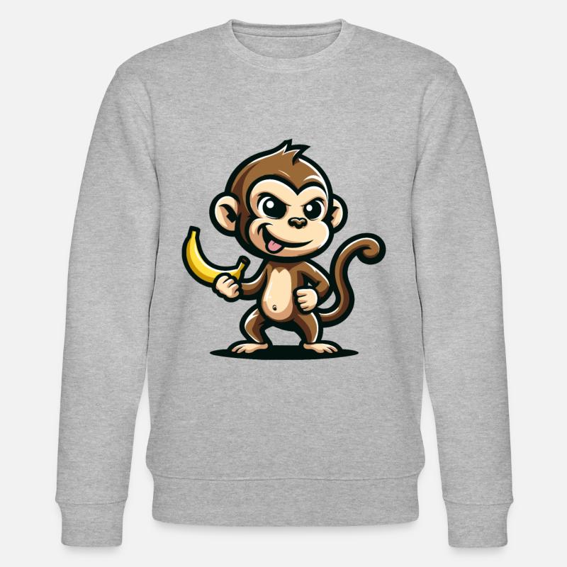 Singe à la banane effronté - Sweat bio CHANGER Stanley/Stella Unisexe - undefined
