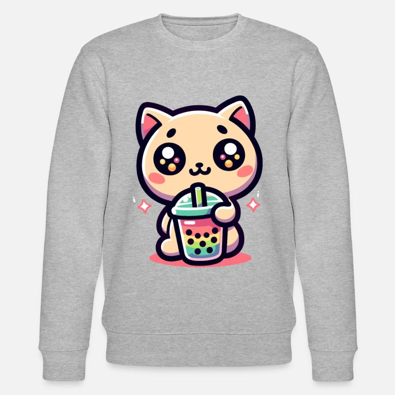 Chat Bubble Tea Boba Kawaii - Sweat bio CHANGER Stanley/Stella Unisexe - undefined