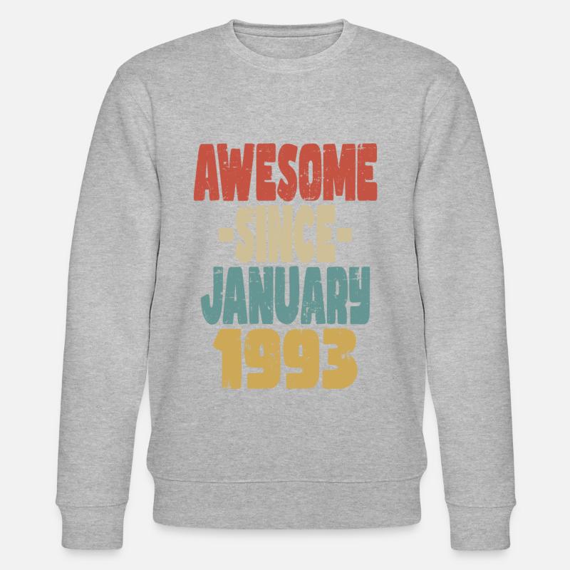Fantastischer Januar 1993 - Stanley/Stella Unisex Bio-Sweatshirt CHANGER  - undefined