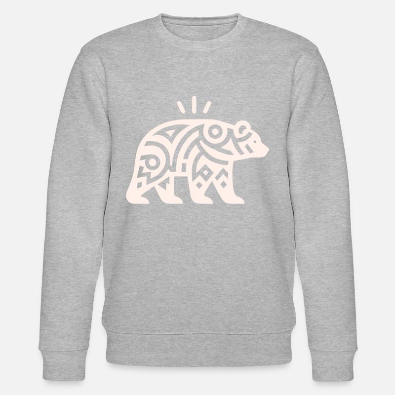 Bär Indianer-Tierkreis - Stanley/Stella Unisex Bio-Sweatshirt CHANGER  - undefined