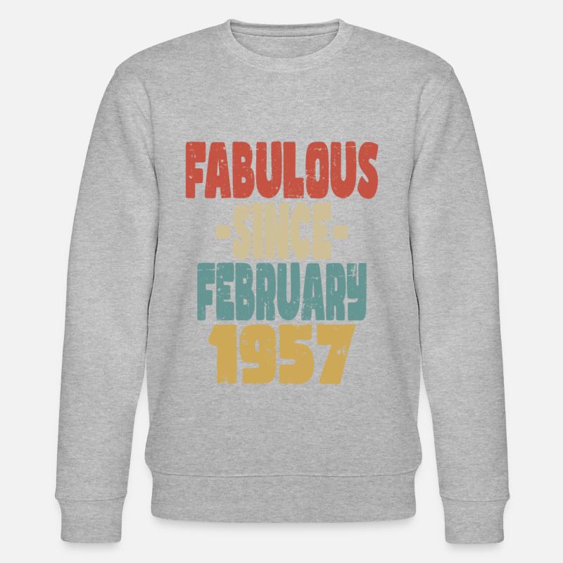 Fabelhafter Februar 1957 - Stanley/Stella Unisex Bio-Sweatshirt CHANGER  - undefined