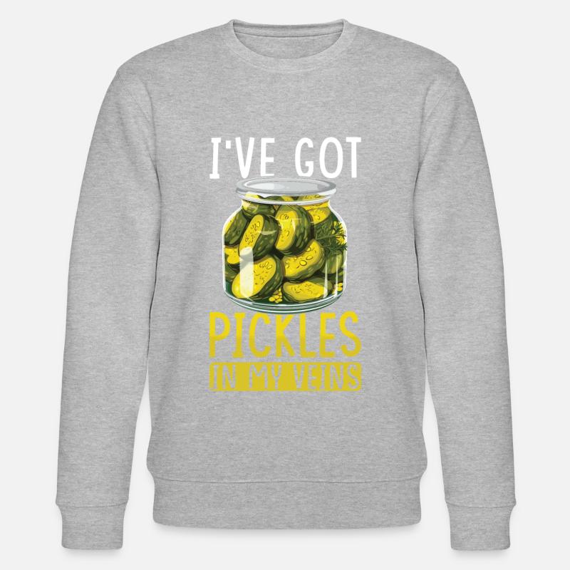 Gurken Liebhaber eingelegte Gurke Geschenk - Stanley/Stella Unisex Bio-Sweatshirt CHANGER  - undefined