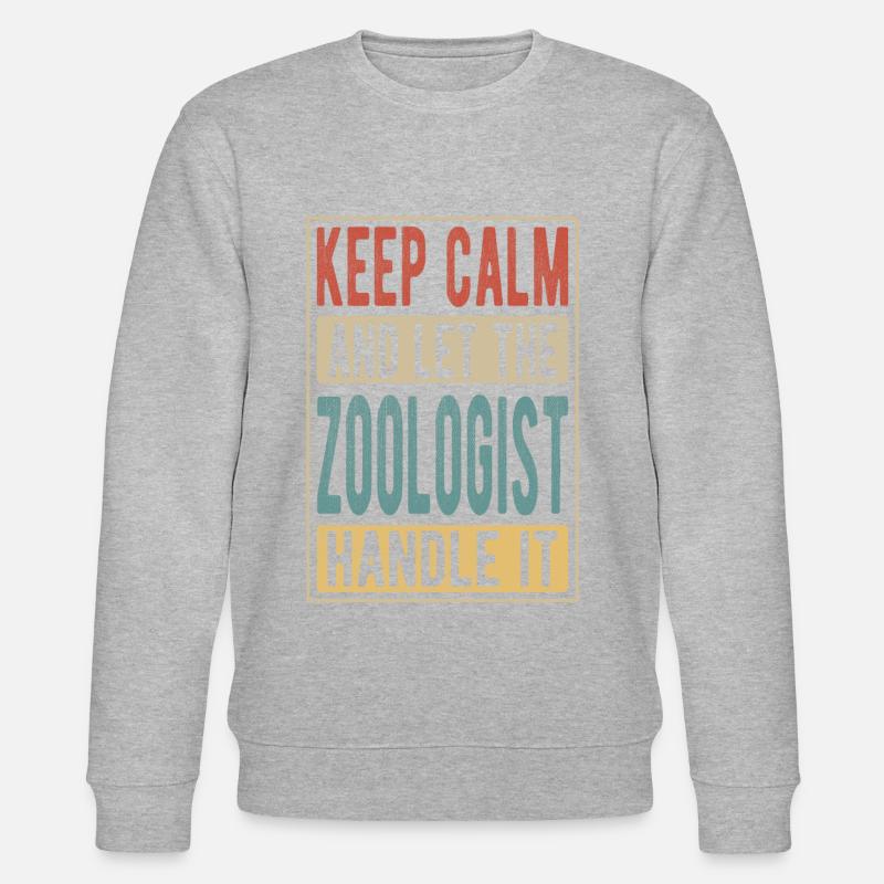 Zoologe Retro Geschenk - Stanley/Stella Unisex Bio-Sweatshirt CHANGER  - undefined