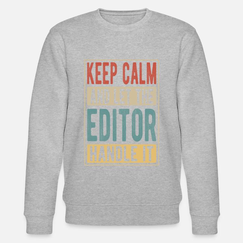 Editor Retro Geschenk - Stanley/Stella Unisex Bio-Sweatshirt CHANGER - undefined