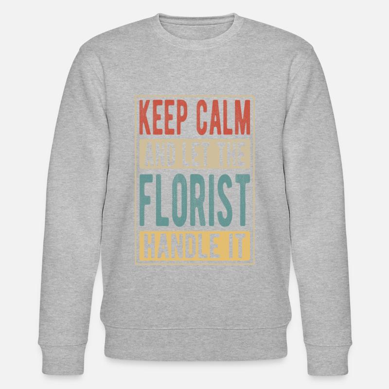Florist Retro Geschenk - Stanley/Stella Unisex Bio-Sweatshirt CHANGER  - undefined