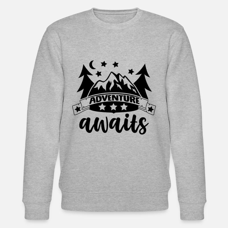 L’aventure vous attend - Sweat bio CHANGER Stanley/Stella Unisexe - gris chiné