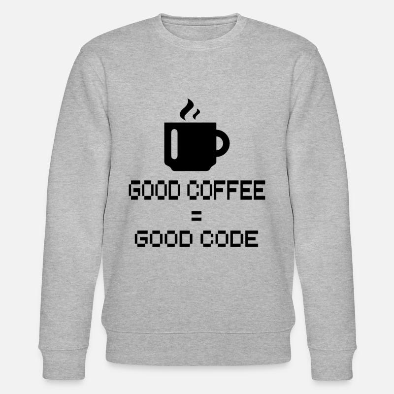 Programmer - Coder - Hacker - IT - Stanley/Stella CHANGER Unisex Organic Sweatshirt - heather grey