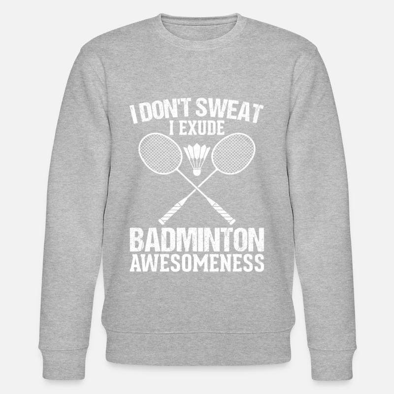 Joueurs de badminton - Sweat bio CHANGER Stanley/Stella Unisexe - gris chiné