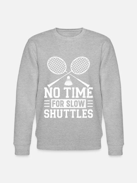 Badminton Players Badminton - Stanley/Stella CHANGER Unisex Organic Sweatshirt - heather grey